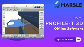 Jak používat offline software Profile-T 3D na ohraňovacím lisu HARSLE Genius s DELEM DA-69T