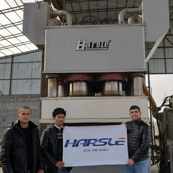 Ocelové dveře reliéfní stroje a stříhání strojů pro Uzbekistán Zákazník, Zpětná vazba Harsle